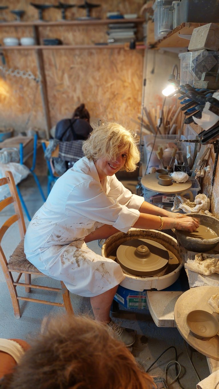 stage de poterie tournage