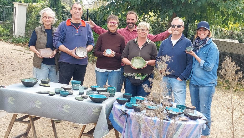 Stage raku. résultat final